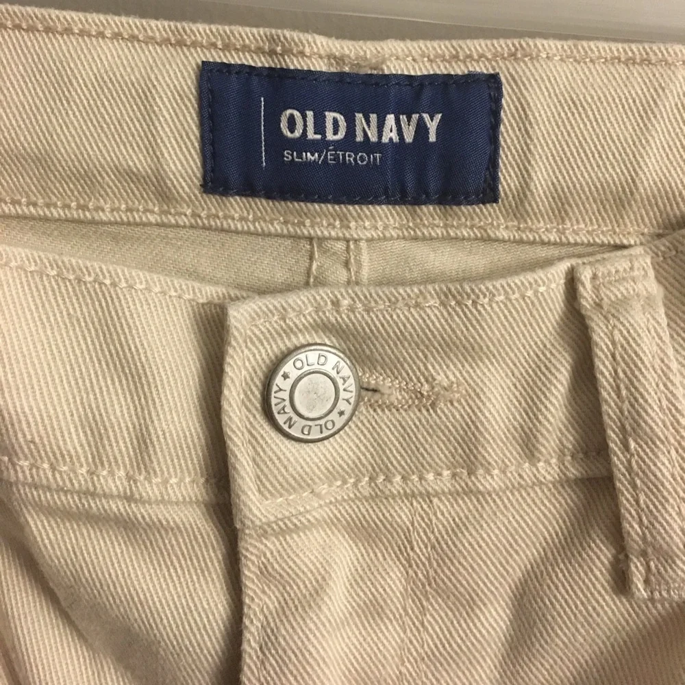 Khaki jeans slim fit